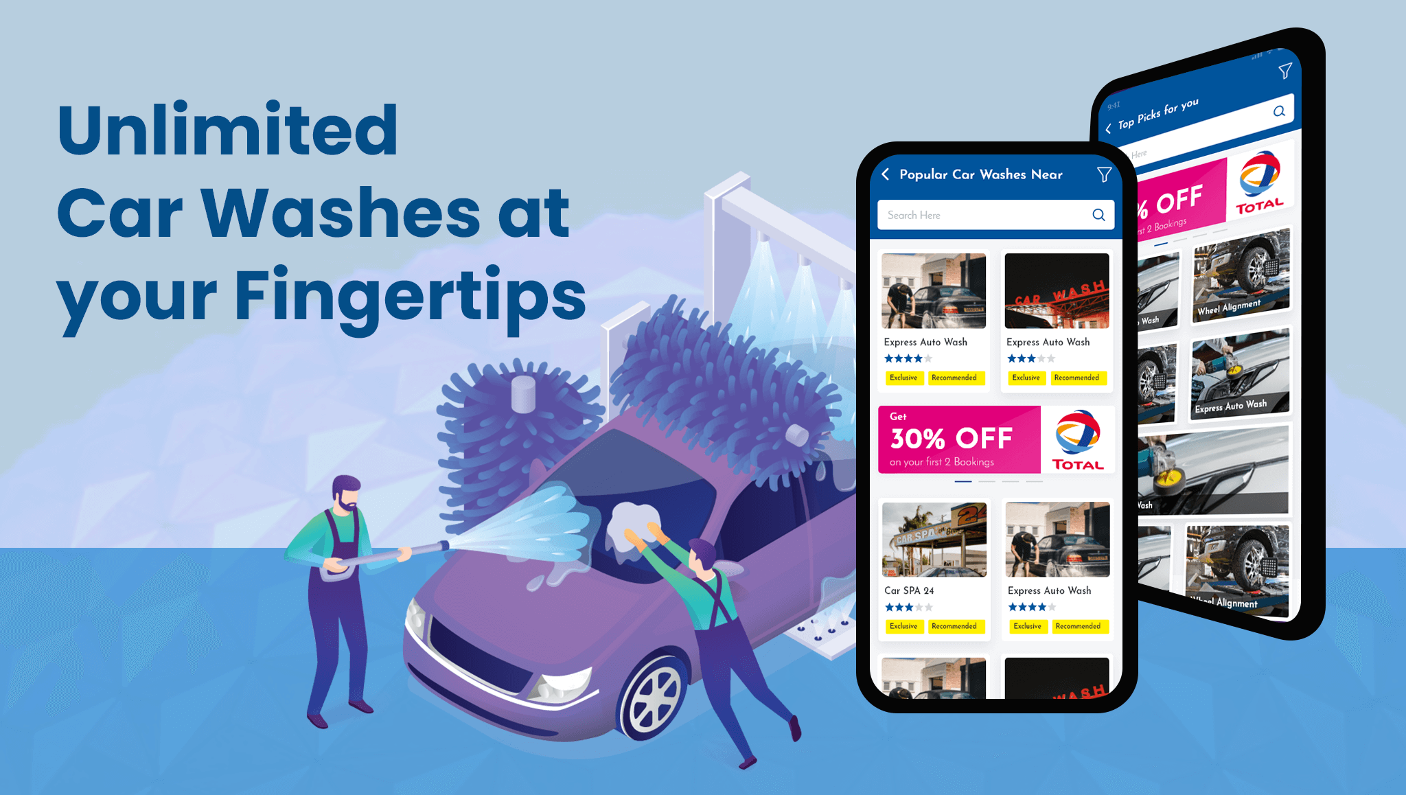 Car Wash Mobile App